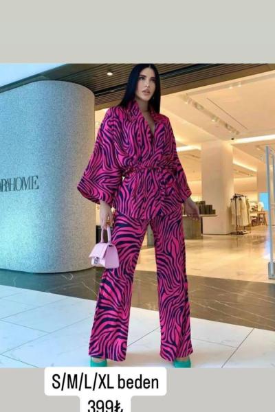 BAYAN KİMONA TAKIM Siyah