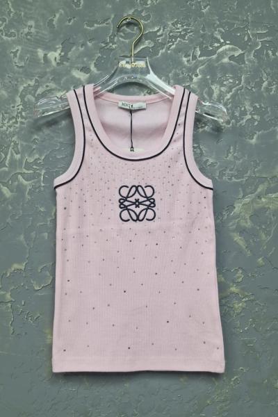 BAYAN LOVE İŞLEMELİ ATLET Pembe