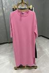 BAYAN MİNİK FULL TAŞLI ELBİSE  Pembe