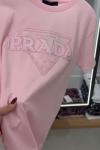 BAYAN PR YAZILI TİŞÖRT  Açık Pembe