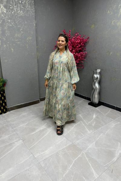 BAYAN TARZ GÖMLEK ELBİSE Yeşil