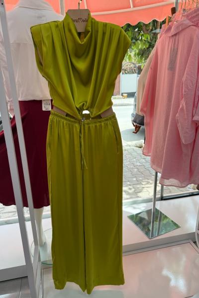 BAYAN TASARIM İKİLİ TAKIM  Yağ Yeşili