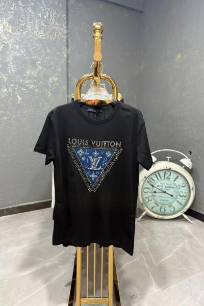 BAYAN YENİ LV TİŞÖRT  Siyah