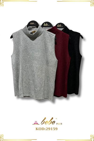 BEBE KALİTE TRİKO KAZAK Bordo