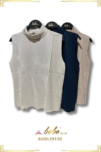 BEBE KALİTE TRİKO KAZAK Lacivert