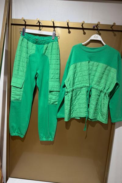 BEL BÜZGÜLÜ İKİLİ TAKIM  Yeşil