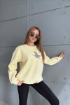 BEYMN ŞARDONLU SWEAT Sarı