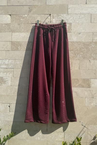 FULL TAŞLI PANTOLON Bordo