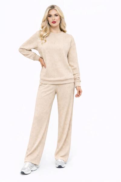 Full taşlı takım Bej