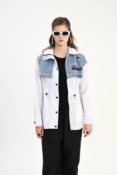 GENERATİON TRENÇKOT Beyaz