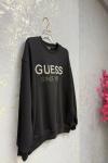 GES 1981 SİNCE TAŞLI ŞARDONSUZ SWEAT 65 CM  Siyah