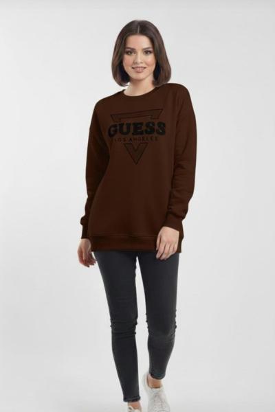 GES KABARTMALI SWEAT Acı Kahve