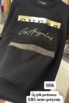 GES LOS ANGELES YAZILI SWEAT  Siyah