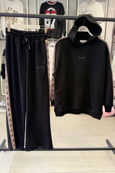 GES ŞERİT DETAY TAKIM  Siyah