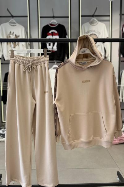 GES ŞERİT DETAY TAKIM  Bej