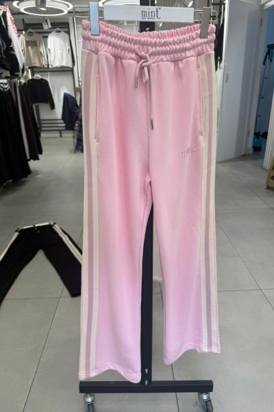 GES ŞERİT DETAY ALT EŞOFMAN  Pembe