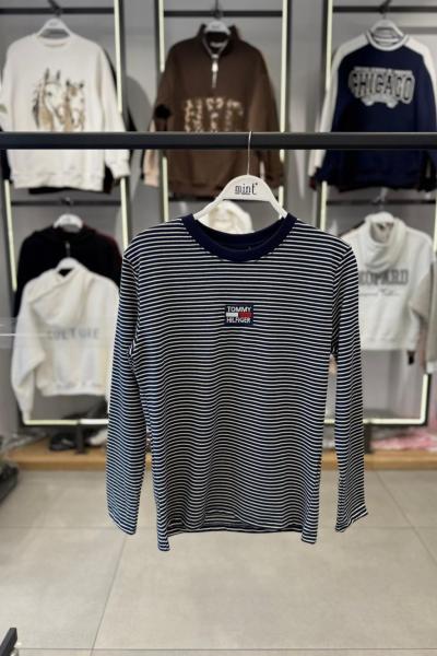İnterlok pamuklu kumaş  TMMY basic düz badi Lacivert