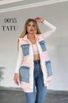 İTHAL JEAN DETAY YELEK Pembe