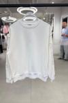 KOL  NAKIŞ İŞLEME ŞARDONSUZ SWEAT 65 CM  Beyaz