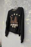 LA LOS ANGELES 1991 YAZILI SWEAT Siyah