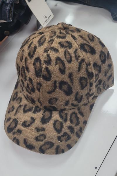 LEOPAR ŞAPKA Siyah