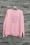 Love İşlemeli Sweat  Pembe