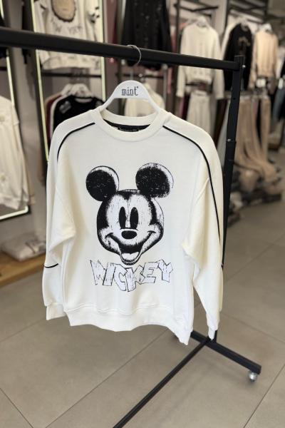 MCK YAZILI SWEAT 65 SANTİM  Beyaz