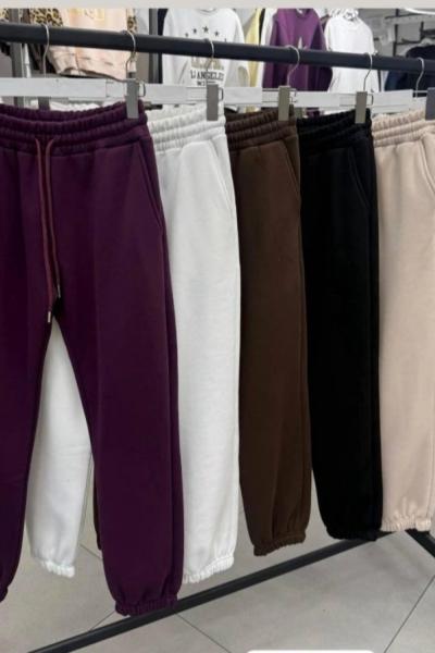 PAÇA LASTİKLİ ŞARDONLU ALT EŞOFMAN  Mor