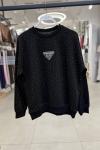 PR ÖN FULL TAŞLI ŞARDONSUZ SWEAT 65 CM  Siyah