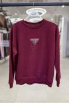 PR ÖN FULL TAŞLI ŞARDONSUZ SWEAT 65 CM  Bordo