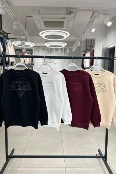Pr Sweatshirt  Beyaz