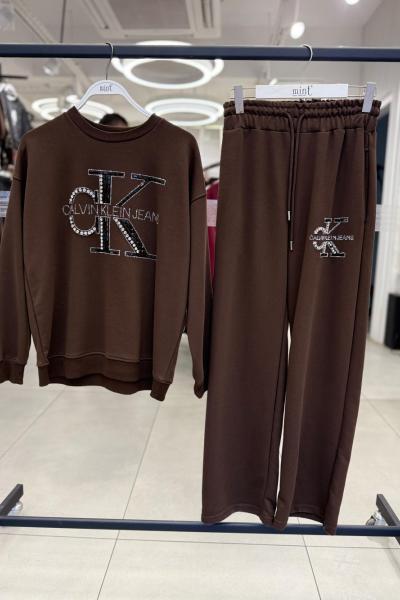 ŞARDONLU CKA TAŞLI İKİLİ TAKIM Acı Kahve