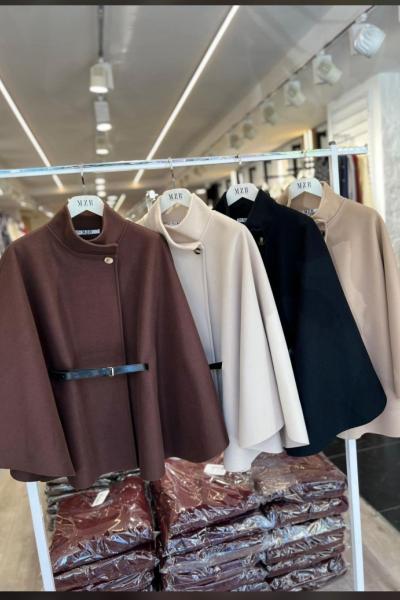 STANDART BEDEN KAŞE PANÇO Bej