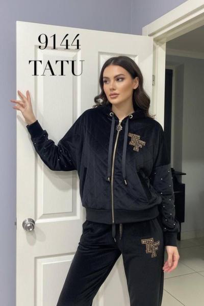 TF ithal Yelekli üçlü takım Siyah