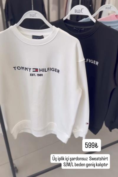 TMMY TASARIM SWEAT  Beyaz