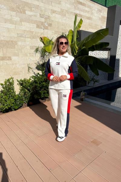 TMMY YARIM FERMUARLI İKİLİ TAKIM Beyaz