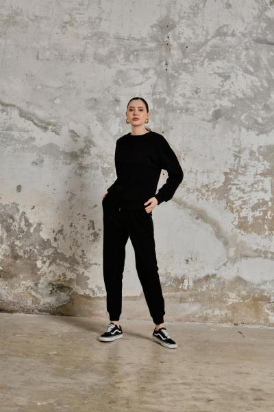 ÜÇ İP ŞARDONSUZ DÜZ İKİLİ TAKIM  Siyah