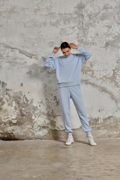 ÜÇ İP ŞARDONSUZ DÜZ İKİLİ TAKIM  Mavi