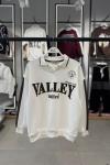 VALLEY YAKALI SWEAT  Beyaz