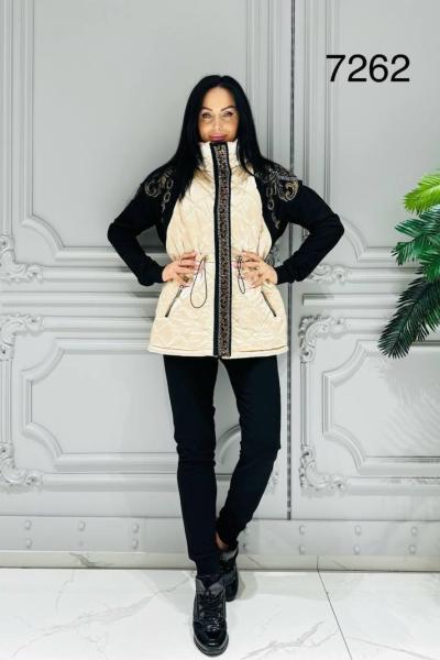 Yelekli Üçlü Takım Bej Rengi Bej