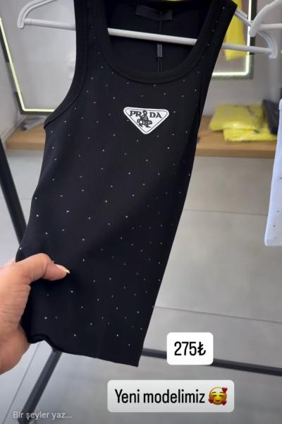 YENİ ÖNÜ TAŞLI PR ATLET Siyah