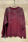 YIKAMALI MİNİK FULL TAŞLU SWEAT  Bordo