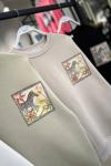 Zebralı Bej Rengi Sweatshirt Bej