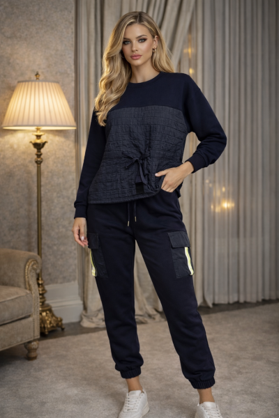 BEL BÜZGÜLÜ İKİLİ TAKIM  Siyah