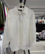 SIRT DÜĞME DETAY GÖMLEK ÖN 75 CM ARKA 80 CM S/M/L BEDENLİ Beyaz