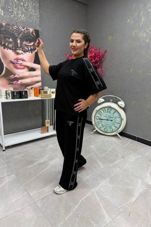 GES YANLAR TAŞ İŞLEME İKİLİ TAKIM Siyah