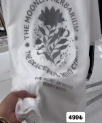 SİMLİ TÜL DETAY TİŞÖRT  Beyaz