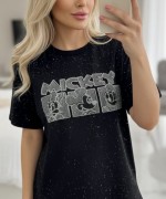 3 MCKY SİMLİ TİŞÖRT  Siyah