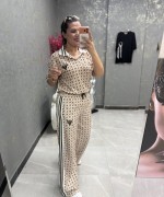 GES POLO YAKA İKİLİ TAKIM  Bej