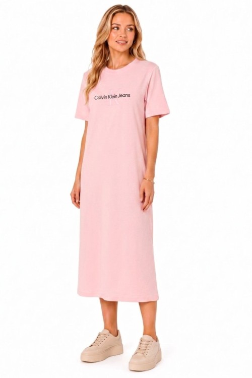 CKA MODAL KUMAŞ ELBİSE  Pembe